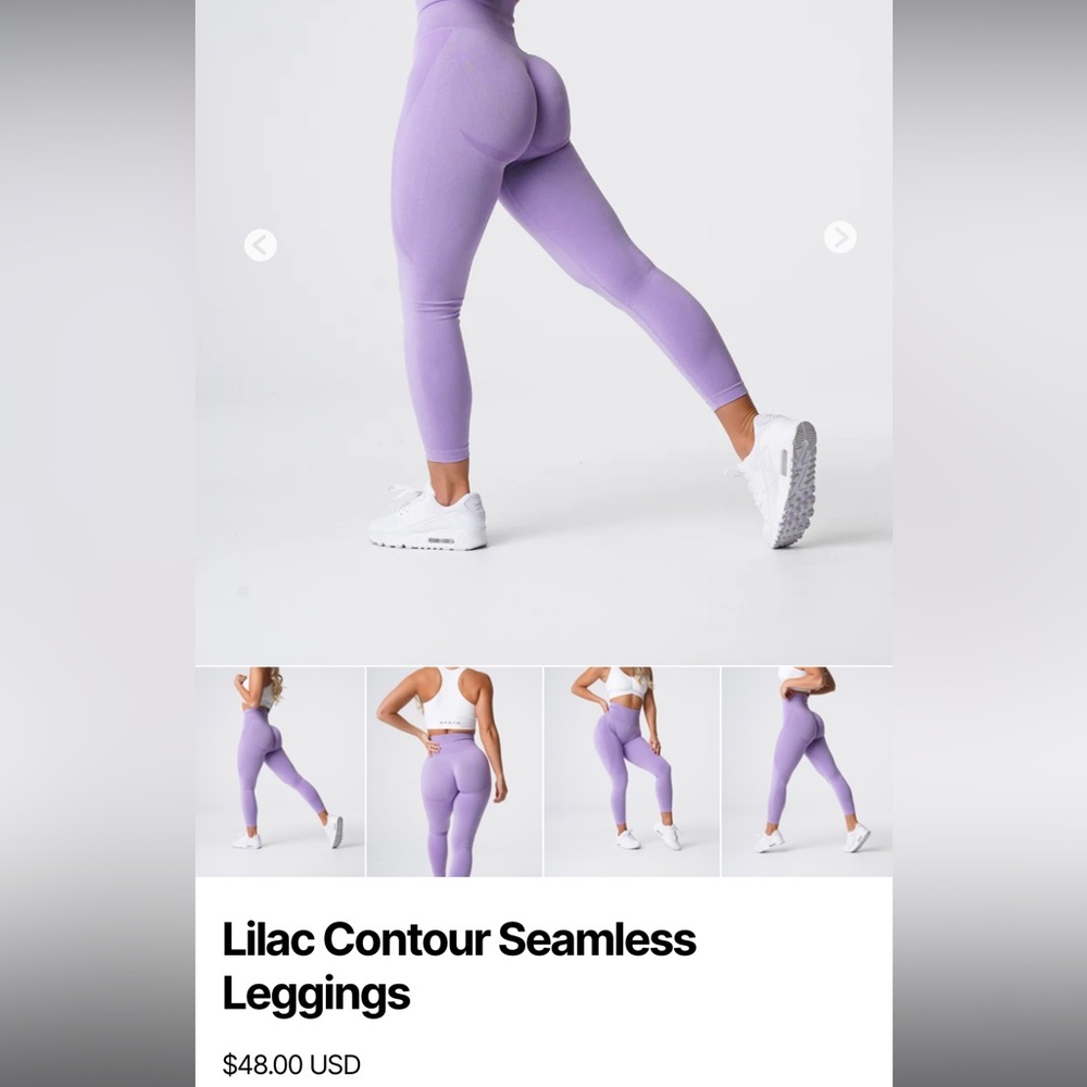NVGTN Contour seamless leggings Lilac